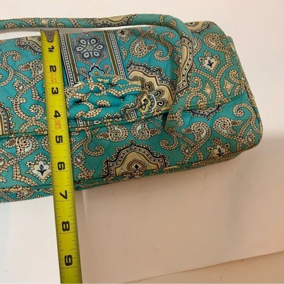 Vera Bradley Totally Turq Knot Clutch Shoulder Bag - Picture 4 of 9